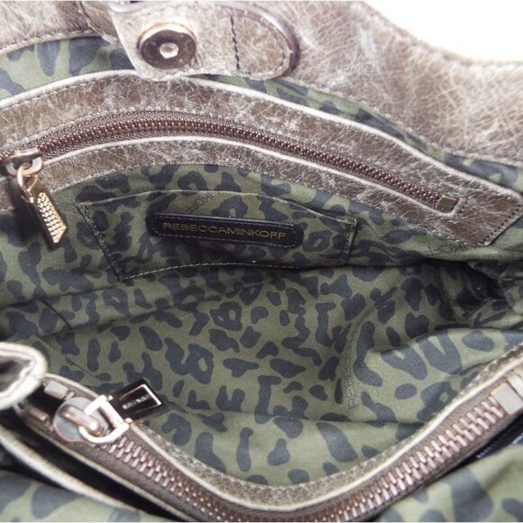Rebecca Minkoff Quilted Studded Chain Strap Distressed Leather Shoulder Bag main image 1